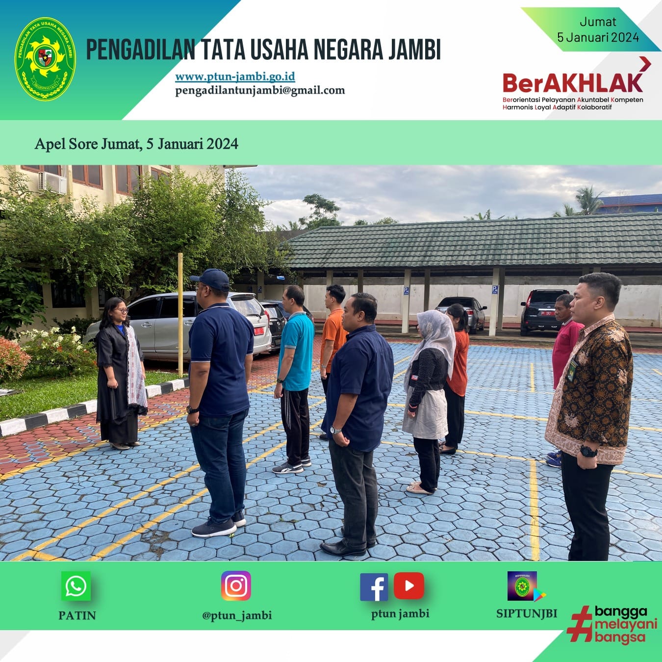 Apel Sore PTUN Jambi 5 Januari 2024