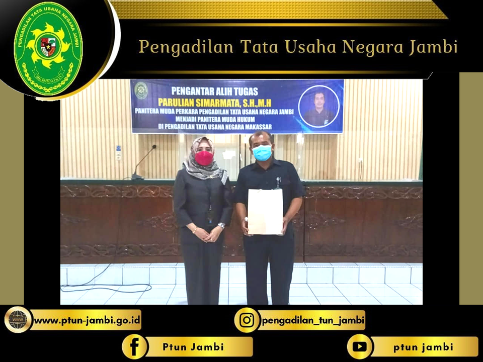 Pengantar Alih Tugas Bapak Parulian Simarmata, S.H.,M.H.