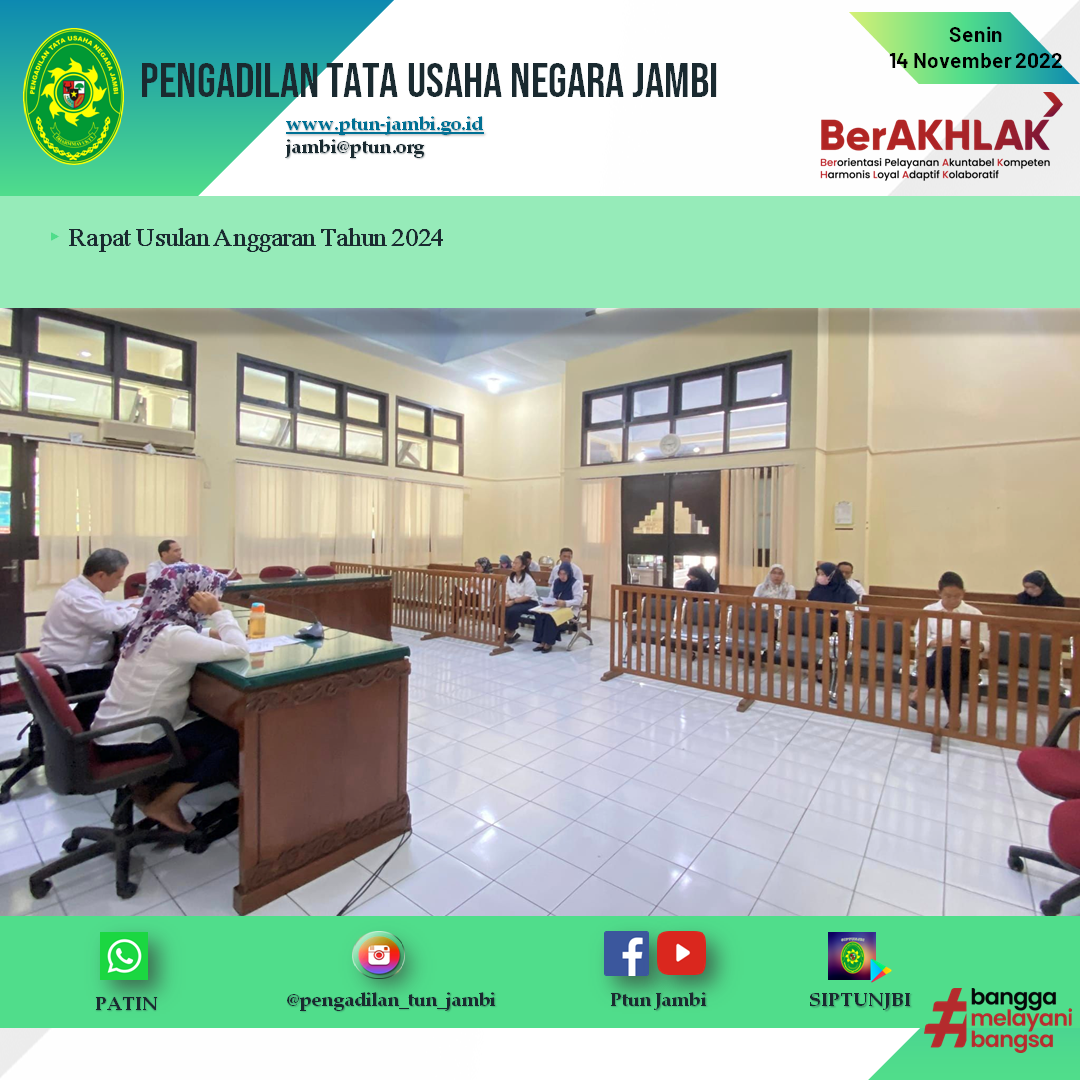 Rapat Usulan Anggaran Tahun 2024