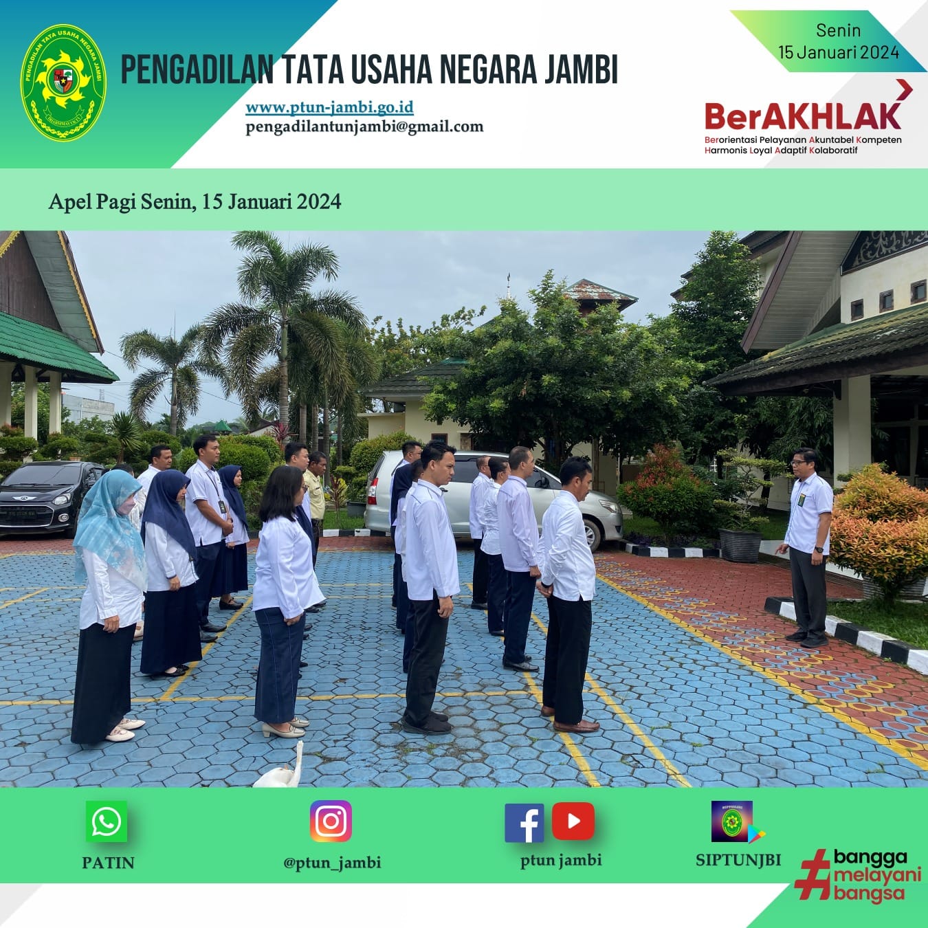 Apel Sore PTUN Jambi 15 Januari 2024