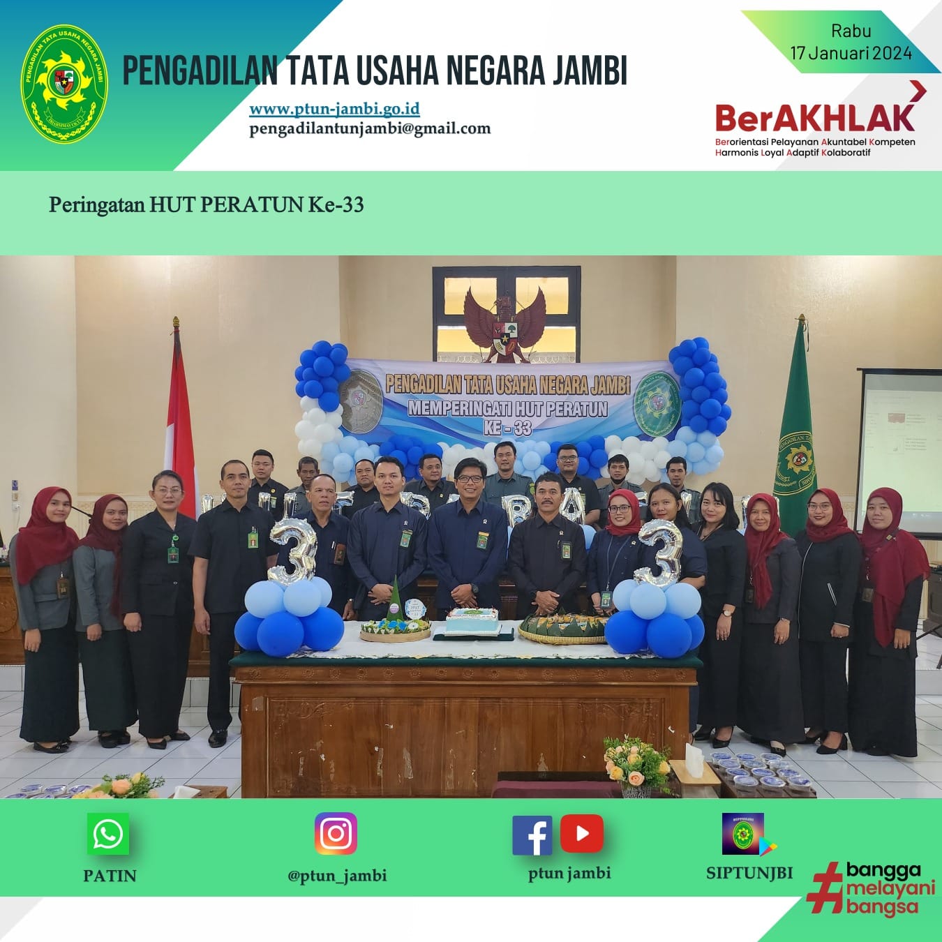 Peringatan HUT PERATUN Ke-33 Tahun