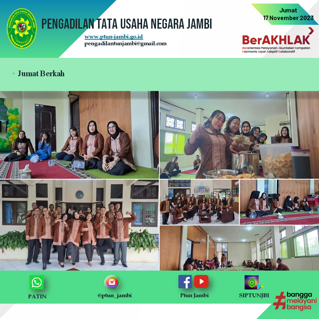 Jumat Berkah PTUN Jambi