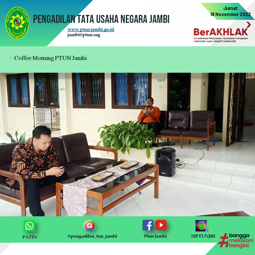Coffee Morning PTUN Jambi