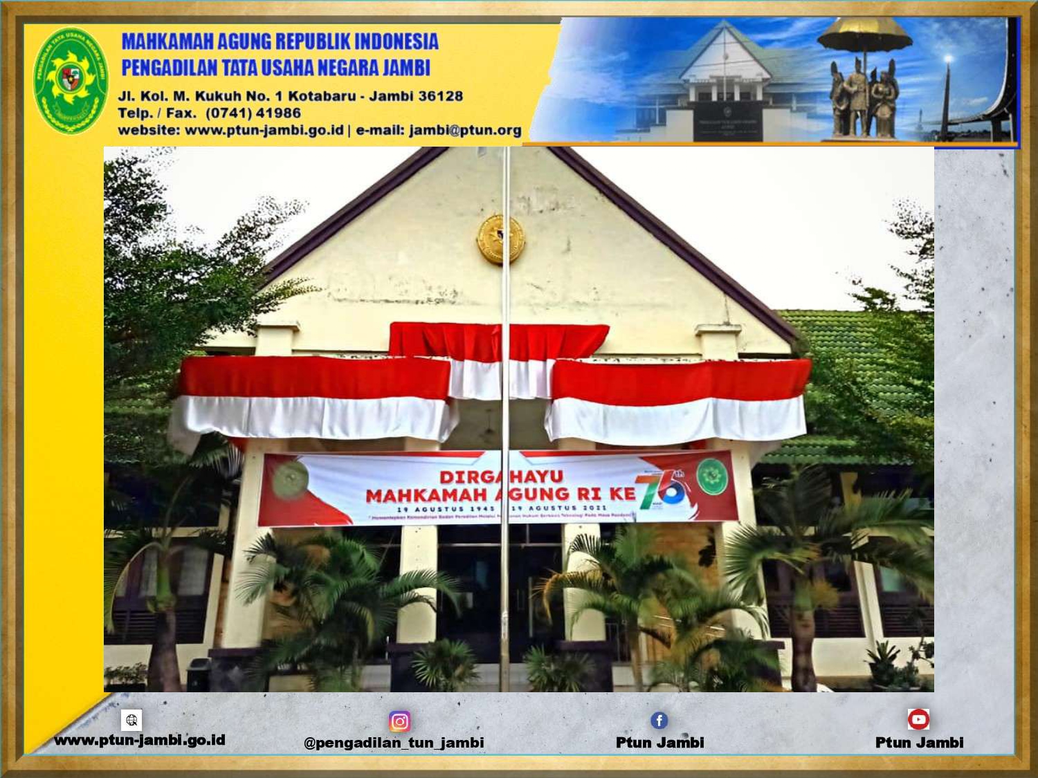 Upacara Peringatan HUT MARI ke-76