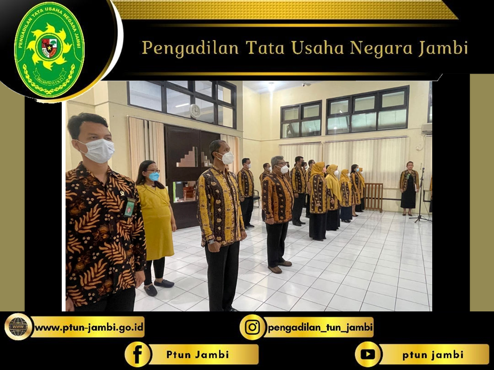 Penandatanganan Pakta Integritas Dan Perjanjian Kinerja Pengadilan Tata Usaha Negara Jambi Tahun 2022