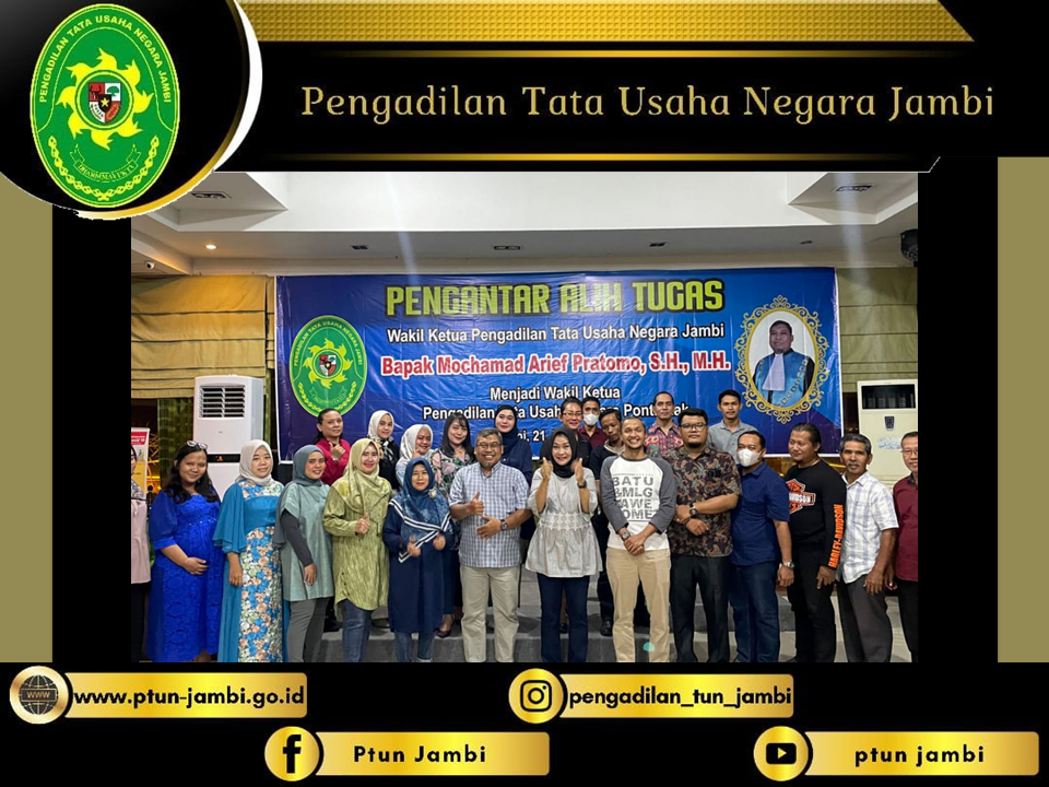 Pengantar Alih Tugas Bapak H. Mochamad Arief Pratomo, S.H.,M.H.,