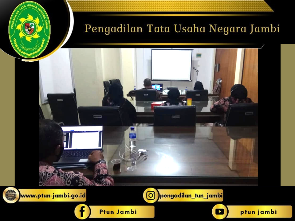 Pembinaan Teknis dan Administrasi Yudisial Secara Virtual Tahun 2021