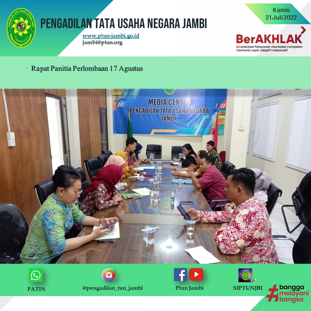 Rapat Panitia Perlombaan 17 Agustus Tahun 2022