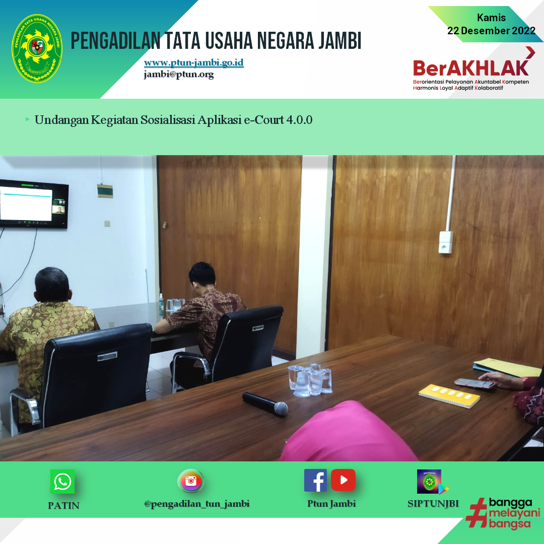 Rapat Kepaniteraan PTUN Jambi