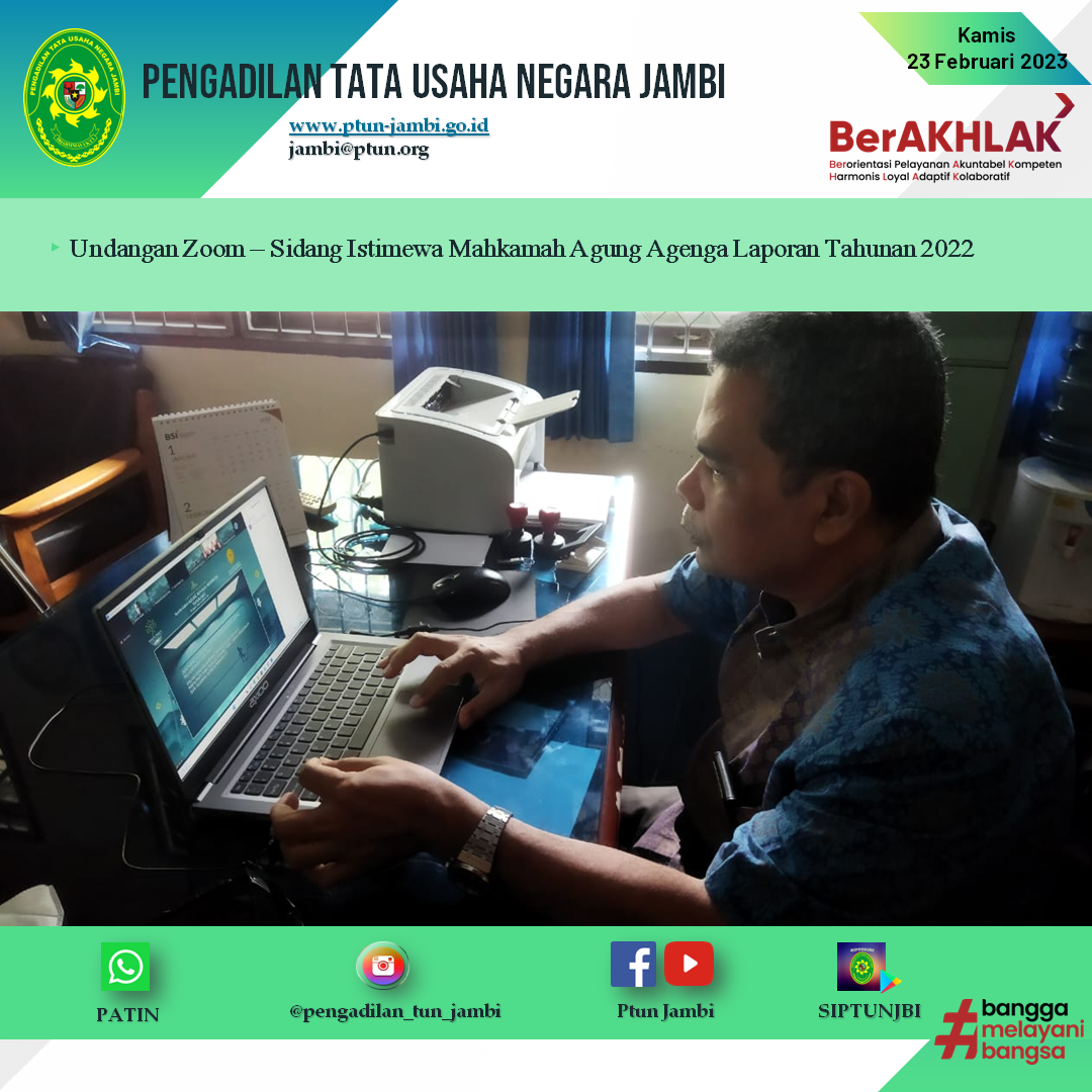 Gladi Bersih Laporan Tahunan Mahkamah Agung RI Tahun 2022