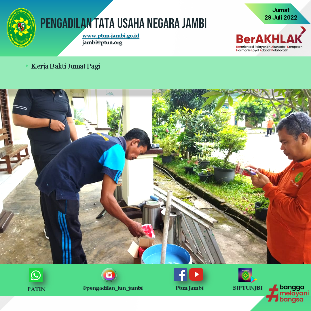 Kerja Bakti Jumat Pagi
