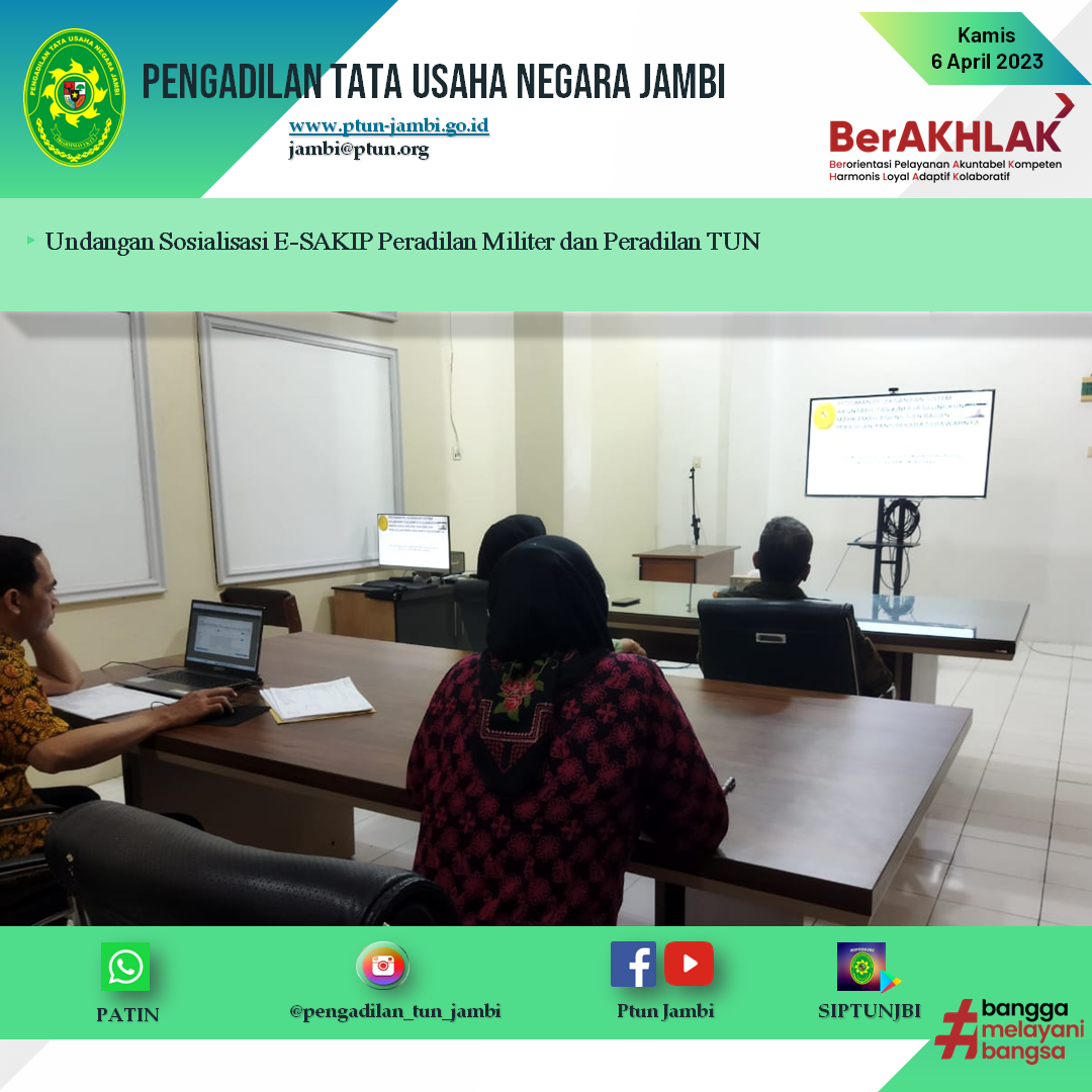 Sosialisasi Pedoman Pelaksanaan  Sistem Akuntabilitas Kinerja di Lingkungan Mahkamah Agung dan Badan Peradilan di Bawahnya