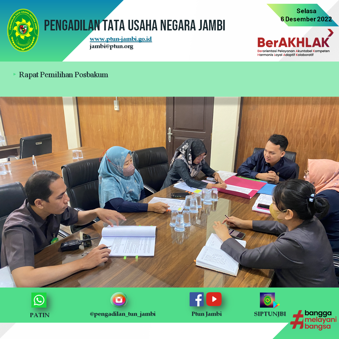 Rapat Panitia Pemilihan Posbakum TA 2023