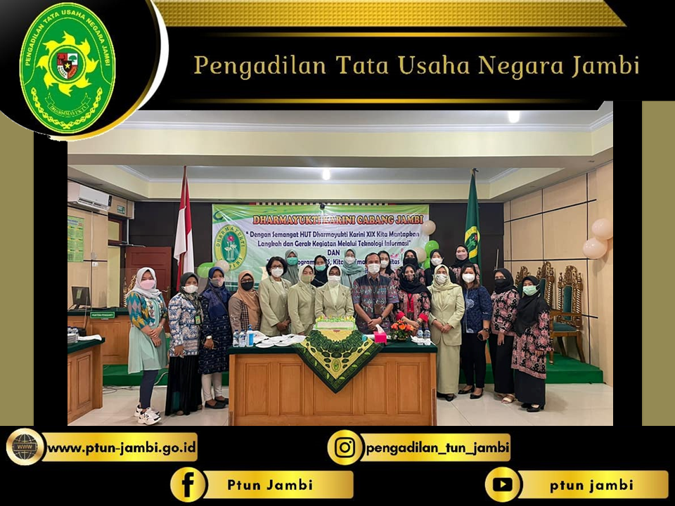 Perayaan HUT Dharmayukti Karini Cabang Jambi